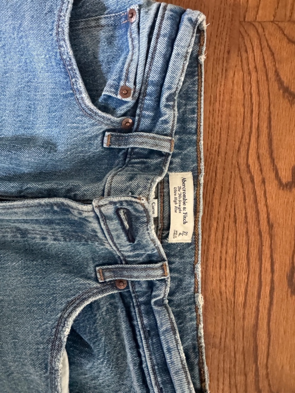 Abercrombie distressed jeans